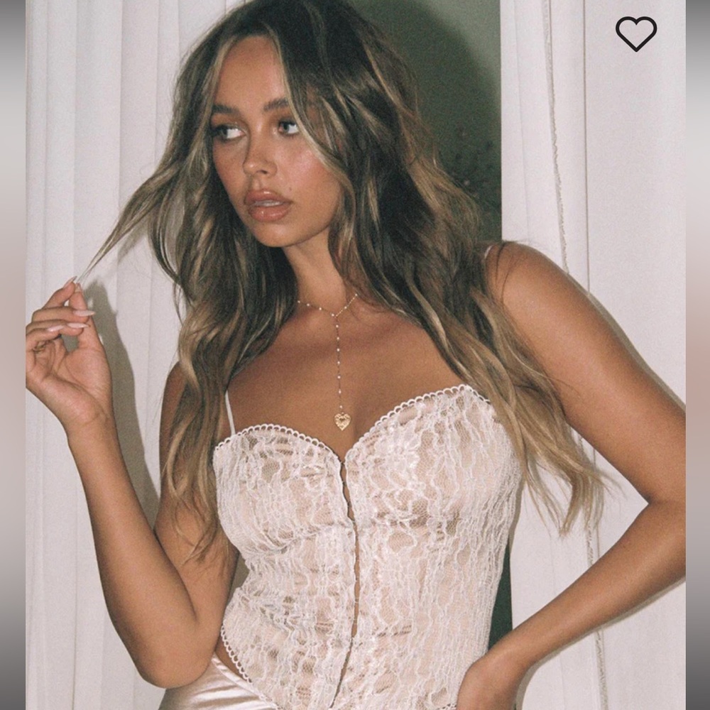 Princess Polly lace corset top 🦢